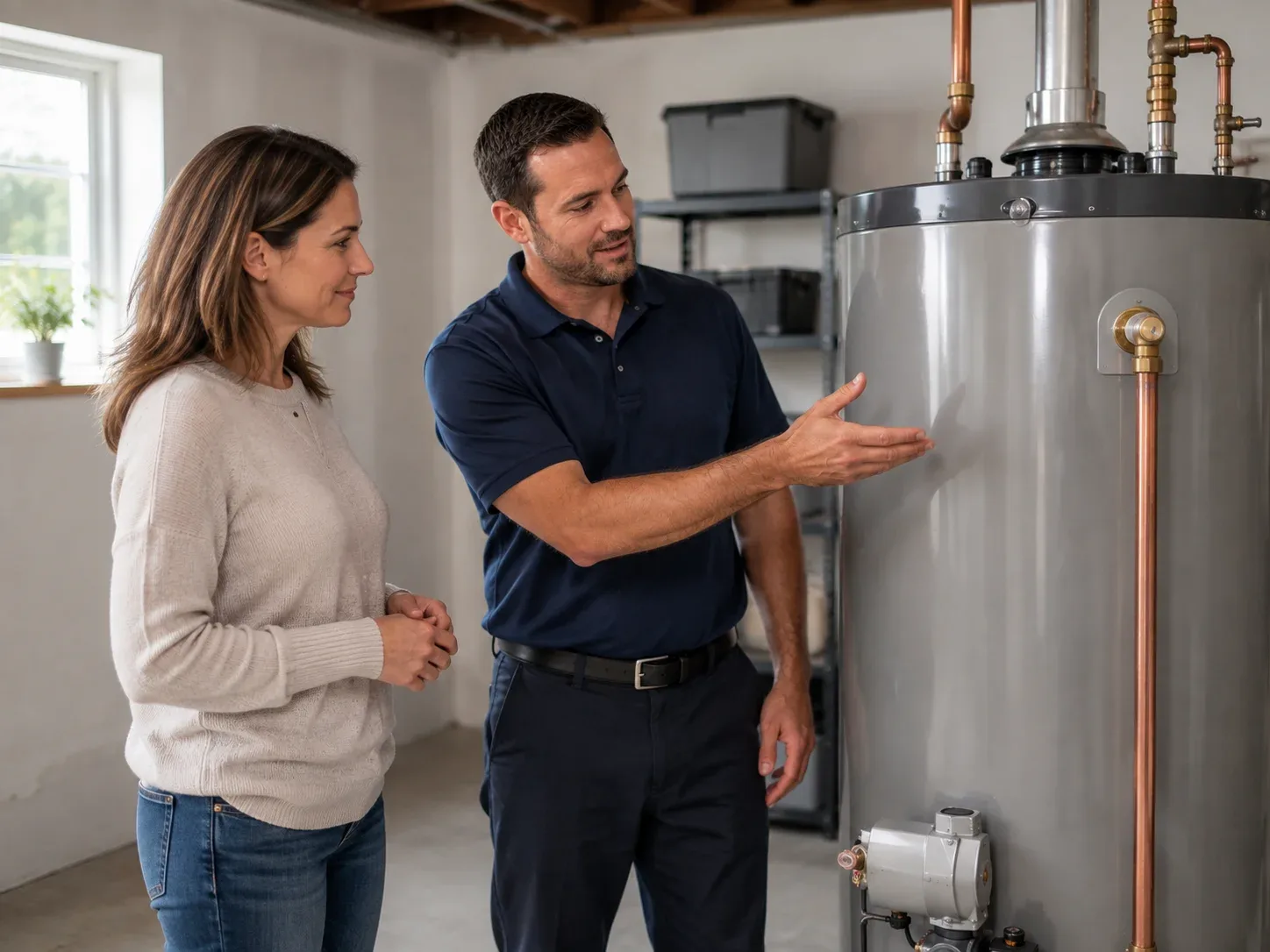 Tank versus tankless water heater options for a Windsor home